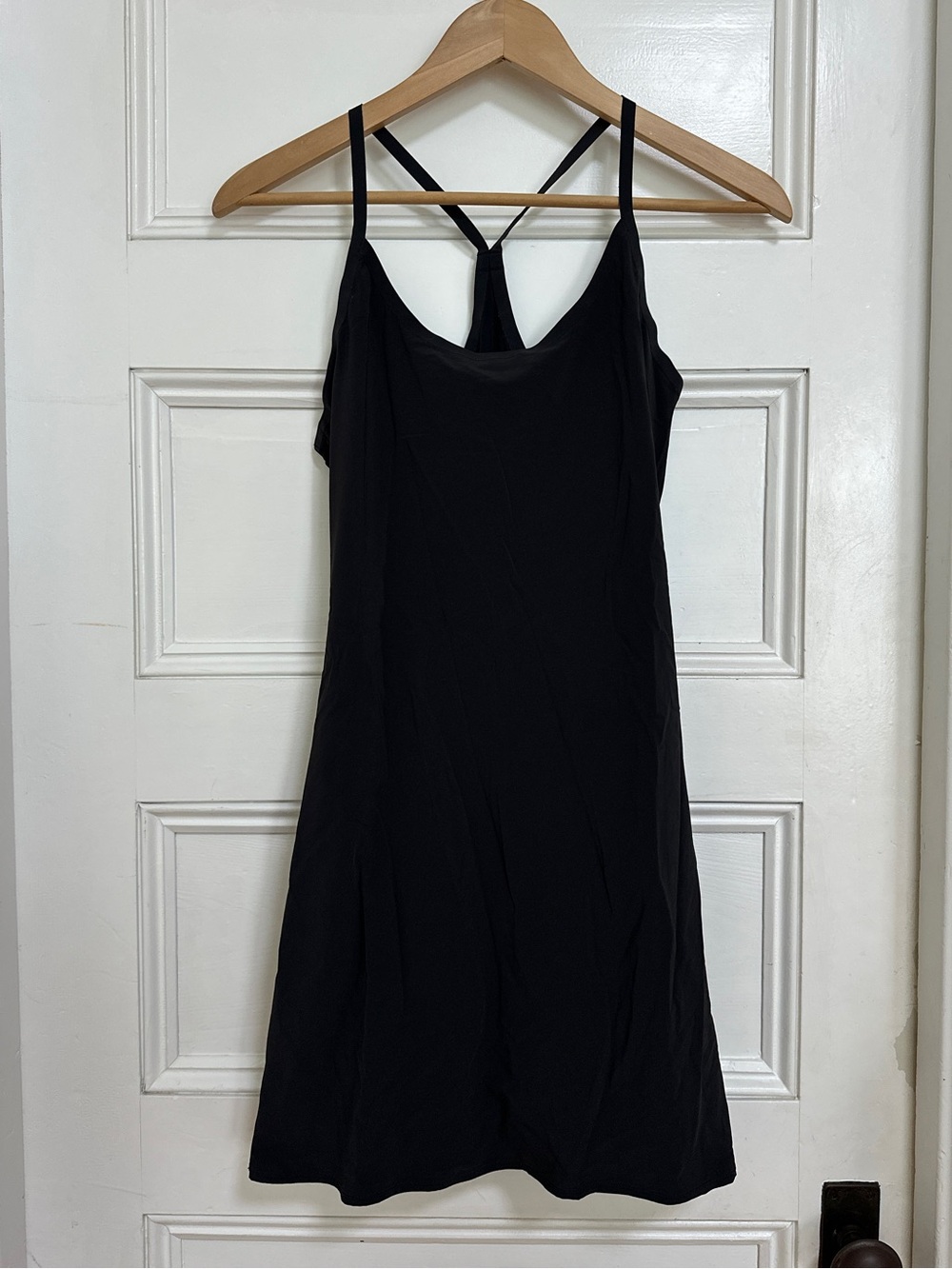 Outdoor Voices Exercise Dress, black, size S